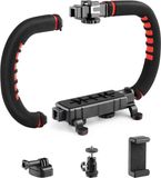 Merkloos / Sans marque Bol Camera Smartphone Stabilisator, Opvouwbare Handgreep, video-rig, compatibel met alle Camera's, Camcorders, Actiecamera