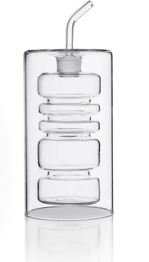 Ichendorf Milano Rings large 220ml - Olie- of azijnfles van handgeblazen glas