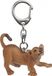 Papo 02203 jonge leeuw spelend sleutelhanger, beige-bruin