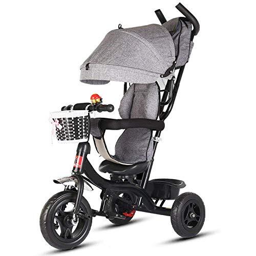 NBgycheche Driewieler Trike Kinderwagens Speelgoed Auto Wandelwagen Hoog Landschap Driewieler Wandelwagen 2-7 Jaar Oude Draagbare Wandelwagen Winkelmand Pasgeboren Huisdier Auto 5 Kleuren (Kleur: A) (Kleur: D)