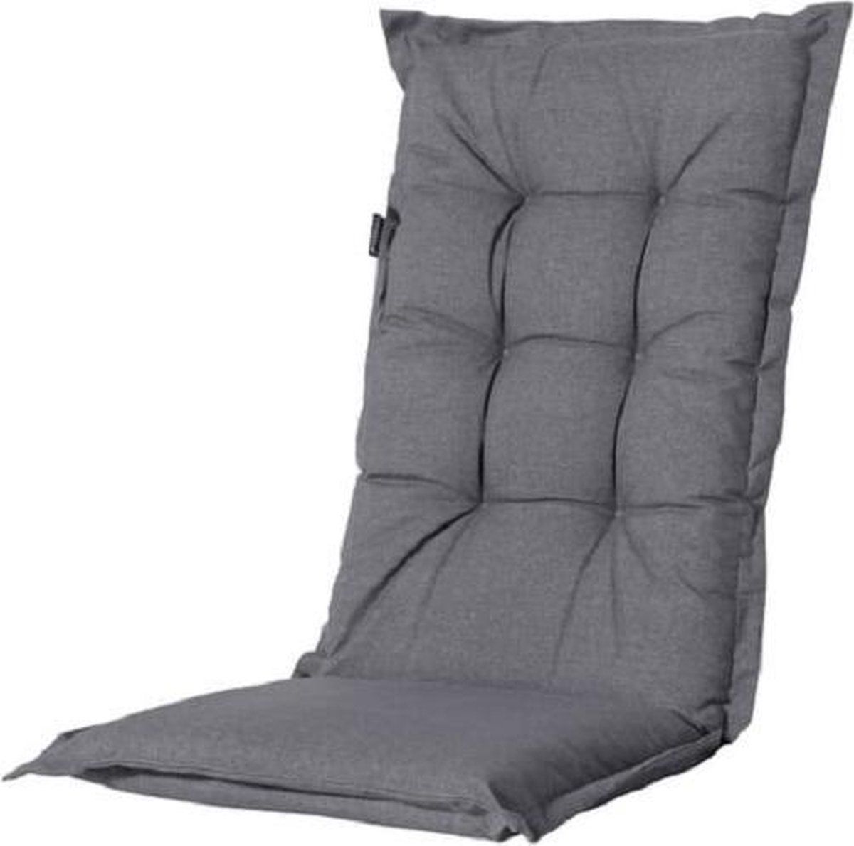 Madison tuinstoelkussen Oxford 105 x 50 cm polykatoen grijs