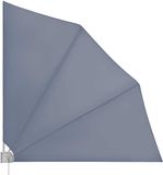 Merkloos / Sans marque Balkon Scherm - Privacy Scherm - Inkijk Voorkomen - 3 Posities Instelbaar - 140 x 140 cm - Beige
