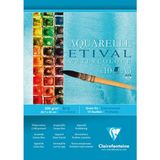 Clairefontaine 3329680963038, Aquarelpapier, 200 g/m², 10 vel