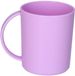 Plasticforte onbreekbare Drinkbekers - kunststof - 350 ml - paars - kinderen - camping- mokken
