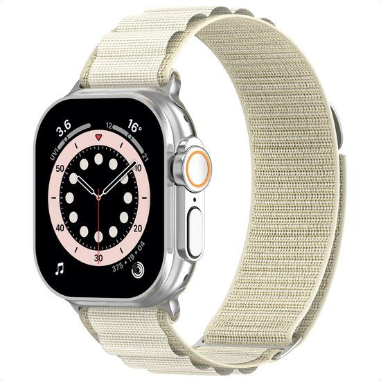 Accezz Nylon Alpine bandje voor de Apple Watch | 38/40/41/42 mm - Sterrenlicht