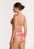 Shiwi Bobby Bikini Set Beach Day Dames - Red Hibiscus Beach Day - Rood - 42