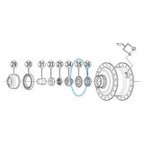 Shimano Afdichtring Links Shimano Alfine SG-S705 11Sp