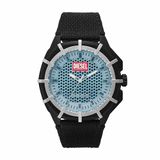 Diesel Framed horloge voor heren, quartz uurwerk op zonne-energie met siliconen of leren band