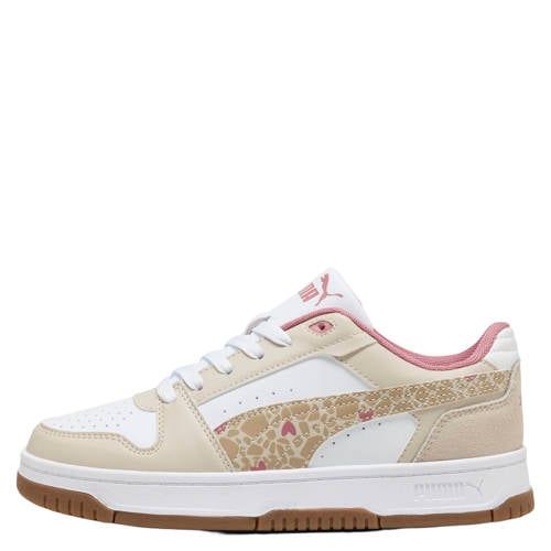 Puma Rebound Slam imitatieleren sneakers - wit/beige