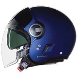 Nolan N21 Visor 06 Verniciatura Speciale 343 Diepblauw Zwart Glossy Jethelm - Maat XS