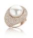 Orphelia Ring Rood verguld Parel Zirconium Zilver 925 R-13447/56