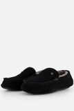 Warmbat Earlod Suede Heren Sloffen - Zwart