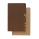 Kokonote Set Of 2 A5 Almond Mocha Basic Studio Notitieboek
