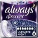 Always Discreet Incontinentieverband voor Urineverlies - Plus Ultimate Night 6 stuks