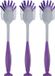 DID Brosse à vaisselle avec ventouse - 3x - plastique - violet