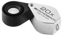 Loupe à insertion grossissement 20x lentille 17 mm boîtier métallique