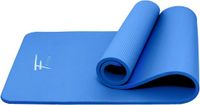 Fitem Yogamat van zeer dicht schuim, comfortabel NBR – 183 x 61 x 1,5 cm – voor gym, yoga, sport, gymnastiek, fitness, pilates, spiertraining – inclusief draagriem