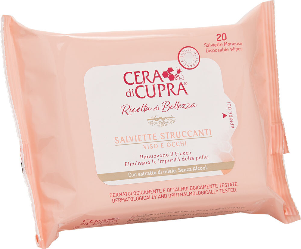 Cera Di Cupra Beauty Recipe Facial Make-up Remover Wipes