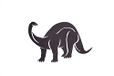 Homemania HOMESRV-49 Wanddecoratie dinosaurus met laden voor studenten, woonkamer, zwart, metaal, 54 x 0,15 x 39 cm