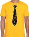 Bellatio Decorations Tropical party shirt heren - stropdas - geel - neon - carnaval - themafeest XXL