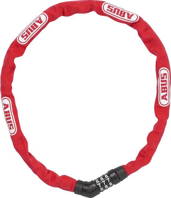 ABUS Steel-O-Chain 4804C/75 - Rood - Kettingslot - 75 cm