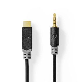 Nedis CCBW65950AT10 Audio kabel - 1 m - Zwart