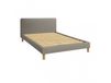 Lit bouclette gris 180x200 cm