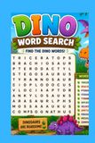 55+ Fun Word Puzzles & Challenges | Search and Find Activity Book for Children: Prehistoric Facts and Dino-Themed Fun Dinosaur Puzzle Book for Kids Ages 6–10