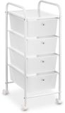 IDIMEX Rolcontainer GINA avec 4 tiroirs en blanc