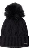 Columbia Boundless Days Cable Knit Pom Beanie Muts Zwart