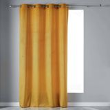 DOUCEUR D'INTERIEUR Gordijn met oogjes VELVETINE, 140 x 240 cm, fluweel, geel