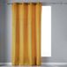 DOUCEUR D'INTERIEUR Gordijn met oogjes VELVETINE, 140 x 240 cm, fluweel, geel