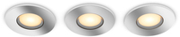 Philips Hue Adore Badkamer Inbouwspot - 3-Pack - White Ambiance - Chroom + Dimmer Switch