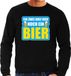 Bellatio Decorations Apres-ski sweater / trui Wintersport Noch ein bier heren - zwart L