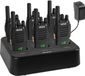 Retevis H777H talkie-walkie, PMR talkie-walkie avec chargeur multiple, systèmes radio avec écran LED caché, fonction VOX, talkie-walkie pour adultes