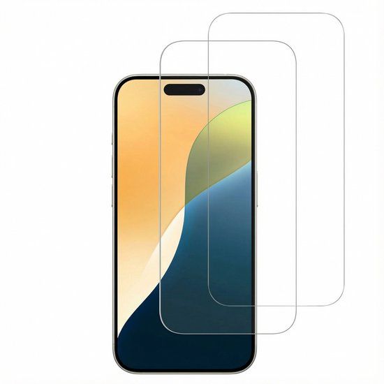 Accezz Screenprotector - Geschikt voor Apple iPhone 17 Pro / 17 / 16 Pro - 2 Pack Glass Screenprotector