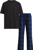 Calvin Klein 000nm2524e Pyjama Blauw,Zwart XL Heren