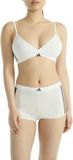 adidas Sportswear TRIANGLE WRAP BRALETTE - Sport Active Essentials Cotton 3 Stripes – Damen Onderbroek - wit