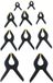 Kinzo lijmklemmen - set 10 stuks - 5 maten