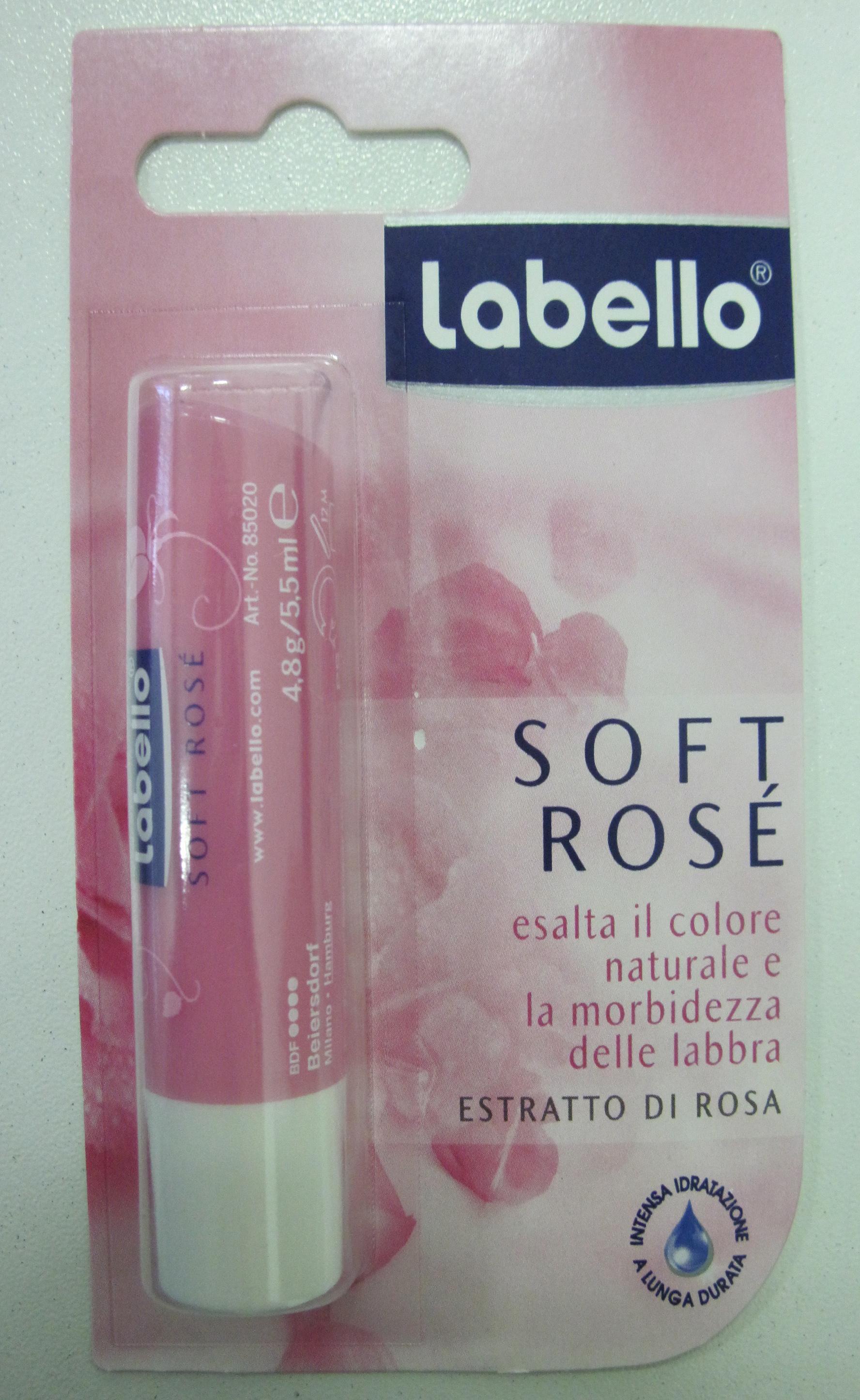Labello Soft Rose Blisterverpakking