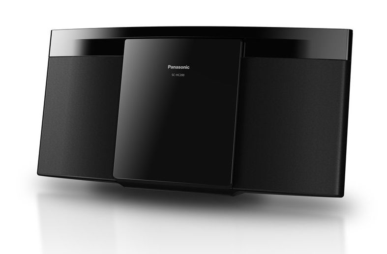 Panasonic SC-HC200 - Home Audio Micro System - 20W - Black