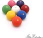 Mister Babache Bubbelbal (Peach) 63 mm Groen