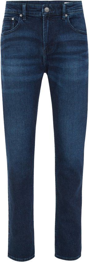 WE Fashion Heren slim fit jeans Dark blue
