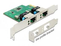 Delock PCI Express x1 Card 2 x RJ45 Gigabit LAN RTL8111