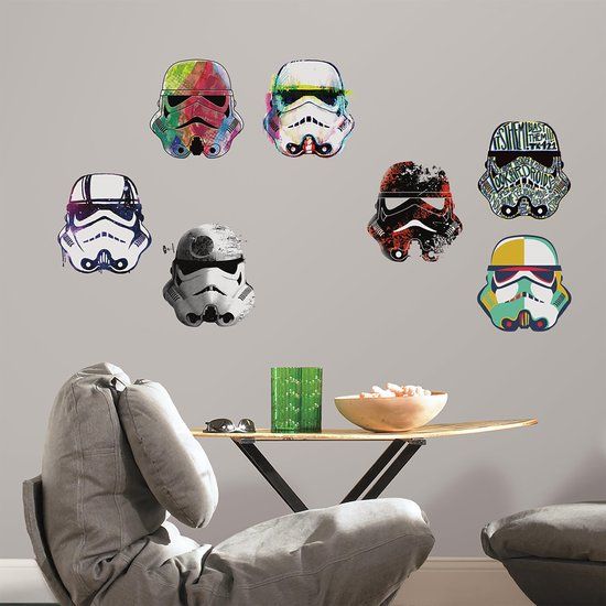 RoomMates Star Wars SuperTrooper Vinyl Wall Stickers - Multicolour