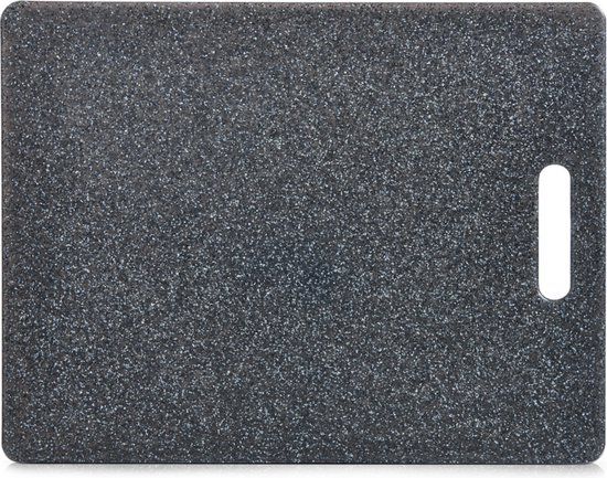 Zeller Keuken Snijplank - Antraciet - Kunststof - 36 x 27 cm