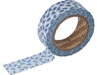 Masking Anker Masking Tape Washi blauw 15 mm x 10 m Serie Ultramar