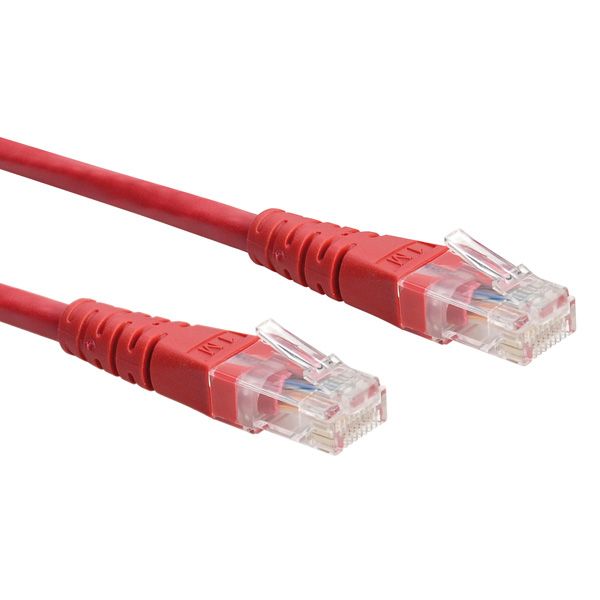 ROLINE UTP Patchkabel Cat.6, rood, 1m