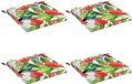 vidaXL - 4-Piece - Zitkussens - SOEST - 4 - st - 100% - Polyester - Meerkleurig