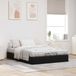 vidaXL Ottoman Bedframe Zwart 153 x 203 cm Stof